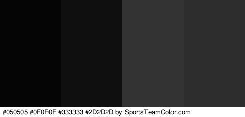 #050505 #0F0F0F #333333 #2D2D2D Colors