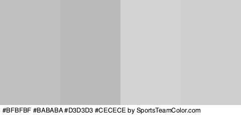 #BFBFBF #BABABA #D3D3D3 #CECECE Colors