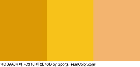 #DB9A04 #F7C318 #F2B46D Colors