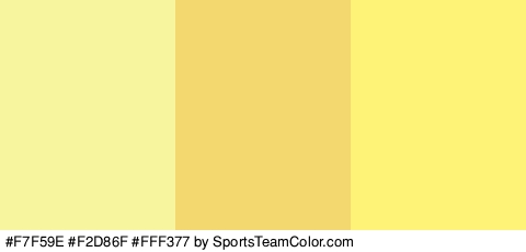 #F7F59E #F2D86F #FFF377 Colors