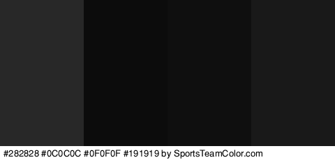 #282828 #0C0C0C #0F0F0F #191919 Colors