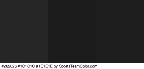 #262626 #1C1C1C #1E1E1E Colors