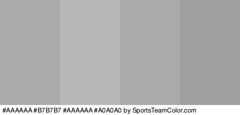 #AAAAAA #B7B7B7 #AAAAAA #A0A0A0 Colors