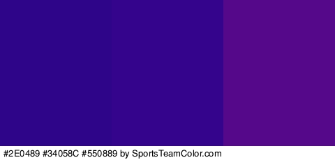 #2E0489 #34058C #550889 Colors