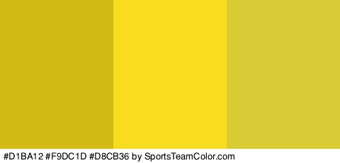 #D1BA12 #F9DC1D #D8CB36 Colors