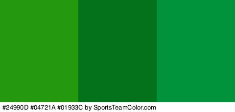 #24990D #04721A #01933C Colors