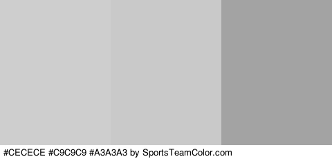 #CECECE #C9C9C9 #A3A3A3 Colors