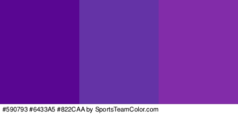 #590793 #6433A5 #822CAA Colors