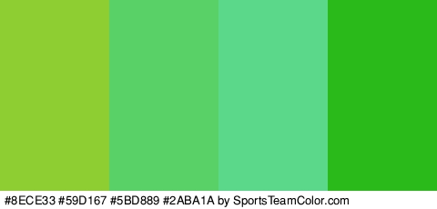 #8ECE33 #59D167 #5BD889 #2ABA1A Colors