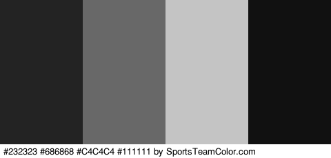 #232323 #686868 #C4C4C4 #111111 Colors