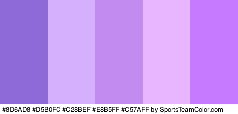 #8D6AD8 #D5B0FC #C28BEF #E8B5FF #C57AFF Colors