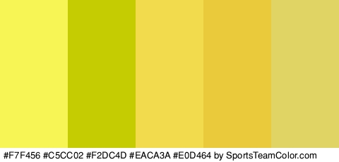 #F7F456 #C5CC02 #F2DC4D #EACA3A #E0D464 Colors