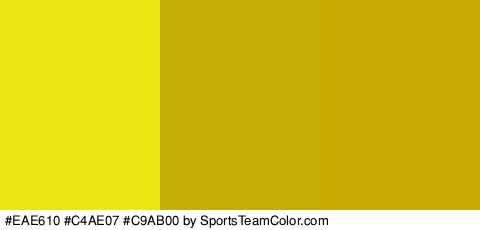 #EAE610 #C4AE07 #C9AB00 Colors