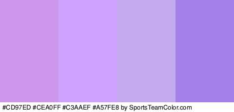 #CD97ED #CEA0FF #C3AAEF #A57FE8 Colors