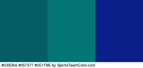 #035D66 #057577 #0E1F8E Colors