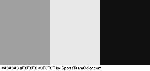 #A0A0A0 #E8E8E8 #0F0F0F Colors