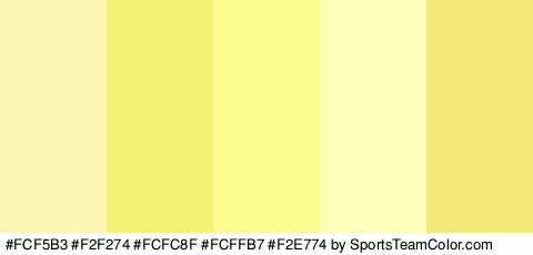 #FCF5B3 #F2F274 #FCFC8F #FCFFB7 #F2E774 Colors