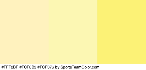 #FFF2BF #FCF8B3 #FCF376 Colors