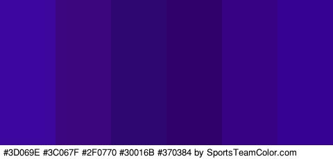 #3D069E #3C067F #2F0770 #30016B #370384 #350293 Colors