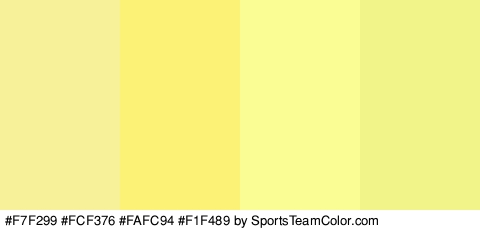 #F7F299 #FCF376 #FAFC94 #F1F489 Colors