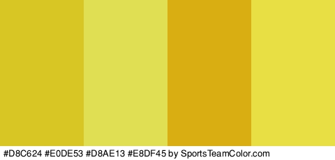 #D8C624 #E0DE53 #D8AE13 #E8DF45 Colors