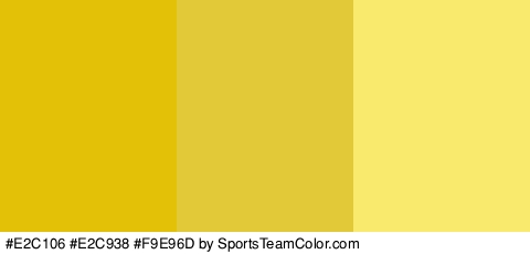 #E2C106 #E2C938 #F9E96D Colors