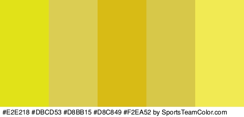 #E2E218 #DBCD53 #D8BB15 #D8C849 #F2EA52 Colors