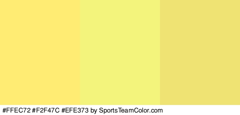 #FFEC72 #F2F47C #EFE373 Colors