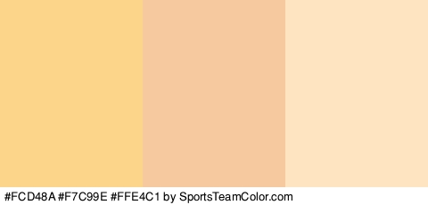 #FCD48A #F7C99E #FFE4C1 Colors