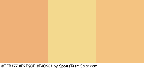 #EFB177 #F2D98E #F4C281 Colors