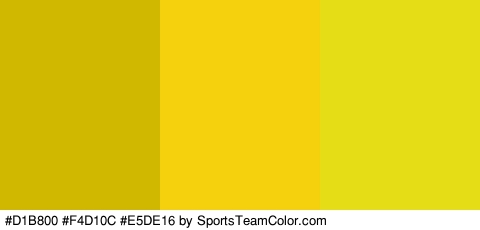 #D1B800 #F4D10C #E5DE16 Colors