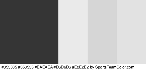 #353535 #353535 #EAEAEA #D6D6D6 #E2E2E2 Colors