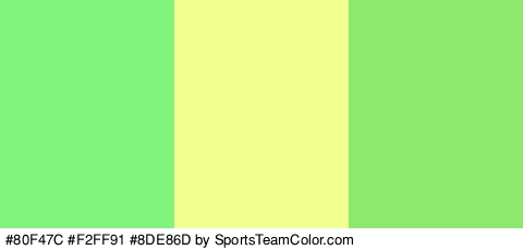 #80F47C #F2FF91 #8DE86D Colors