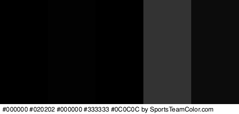 #000000 #020202 #000000 #333333 #0C0C0C Colors