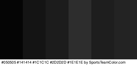 #050505 #141414 #1C1C1C #2D2D2D #1E1E1E #232323 Colors