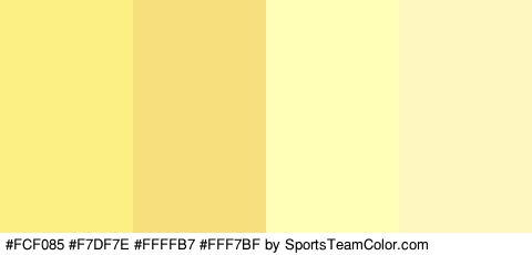 #FCF085 #F7DF7E #FFFFB7 #FFF7BF Colors