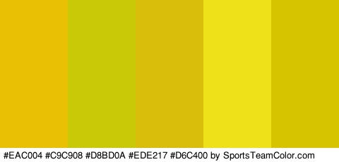 #EAC004 #C9C908 #D8BD0A #EDE217 #D6C400 Colors