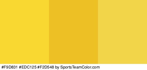 #F9D831 #EDC125 #F2D548 Colors