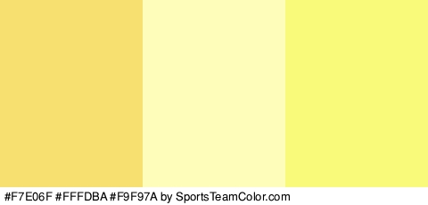 #F7E06F #FFFDBA #F9F97A Colors