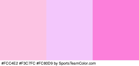 #FCC4E2 #F3C7FC #FC80D9 Colors