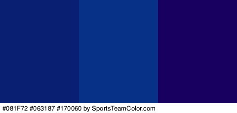 #081F72 #063187 #170060 Colors