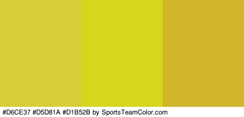 #D6CE37 #D5D81A #D1B52B Colors