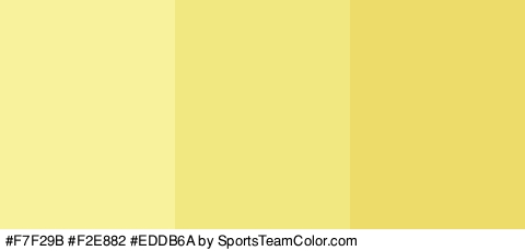 #F7F29B #F2E882 #EDDB6A Colors