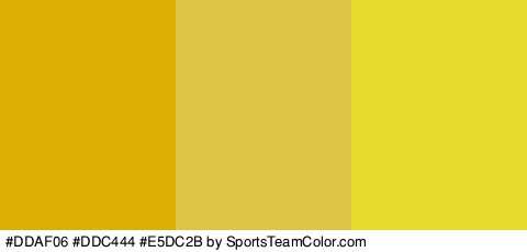 #DDAF06 #DDC444 #E5DC2B Colors