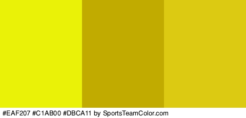 #EAF207 #C1AB00 #DBCA11 Colors