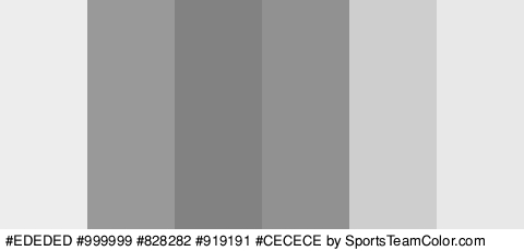 #EDEDED #999999 #828282 #919191 #CECECE #E8E8E8 Colors