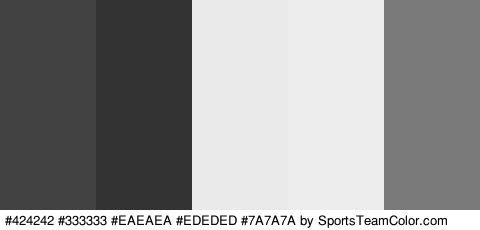 #424242 #333333 #EAEAEA #EDEDED #7A7A7A Colors