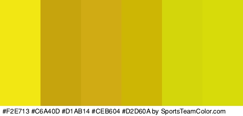 #F2E713 #C6A40D #D1AB14 #CEB604 #D2D60A #D7DB0A Colors