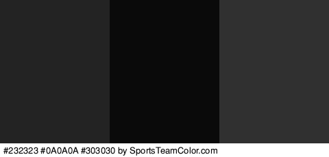 #232323 #0A0A0A #303030 Colors