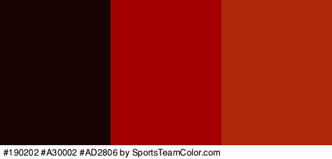 #190202 #A30002 #AD2806 Colors